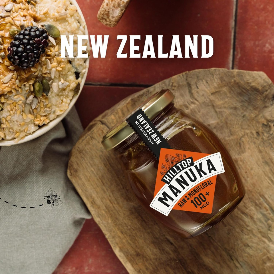 Hilltop Honey - Manuka MGO 100+ - Monofloral - New Zealand - 225g