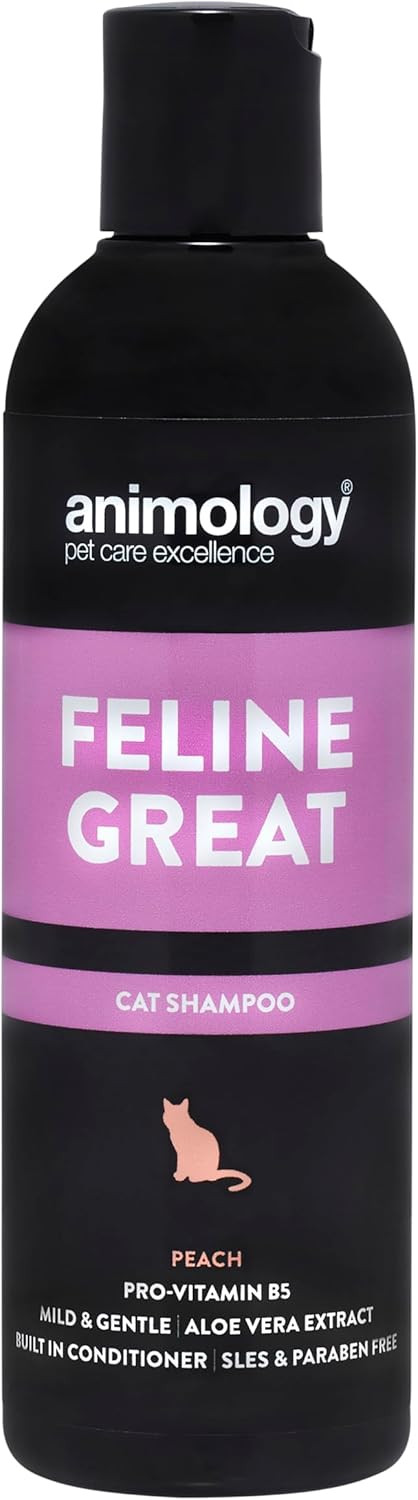 Animology Feline Great Cat Shampoo, 250 ml, Papaya