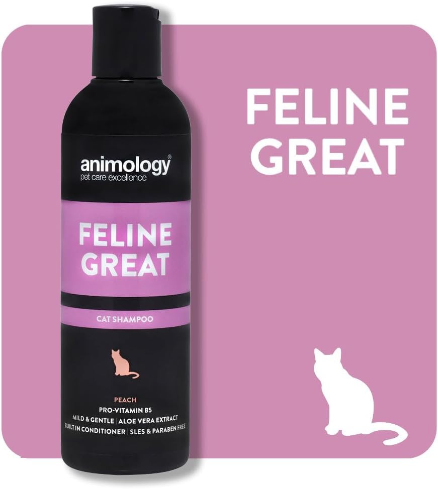 Animology Feline Great Cat Shampoo, 250 ml, Papaya