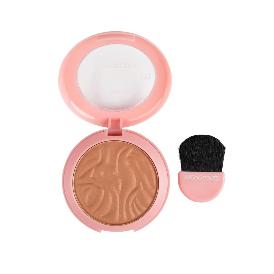 Mcobeauty Silky Smooth Bronzer - Applies And Blends Seamlessly - Delivers A Natural Sun Kissed Glow - Illuminating Shimmer Finish - Ultra Soft And Creamy Formula - Blendable And Buildable - 0.34 Oz