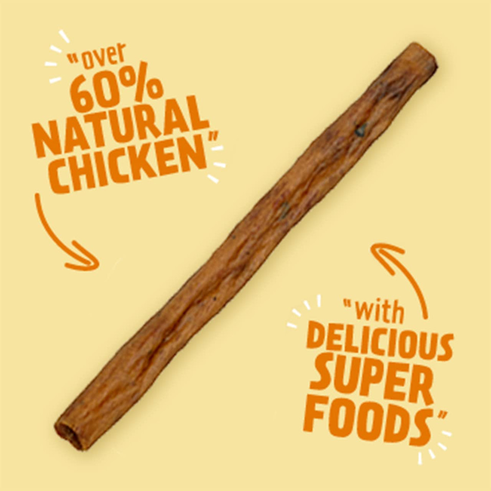 Good Boy Superlicious - Chicken with Broccoli & Sweet Potato Sticks Dog Treats - Box of 12 x 100 g
