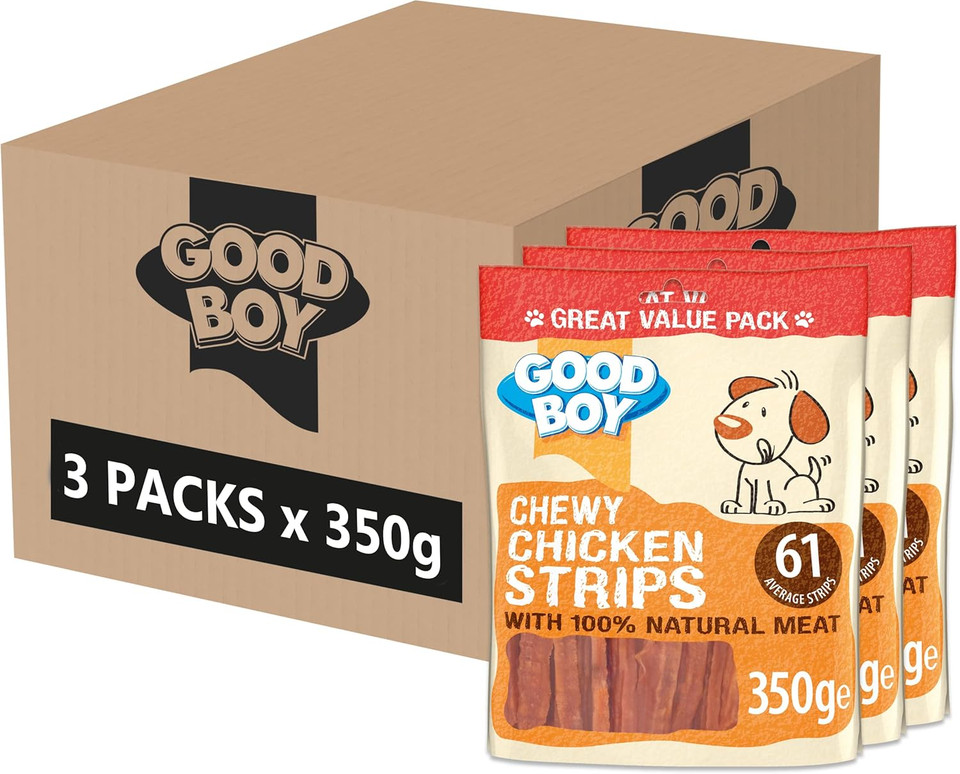 Good Boy Oh So Natural - Carrot & Chicken Dog Treats - with Natural Ingredients - Box of 10 x 85 g, May vary