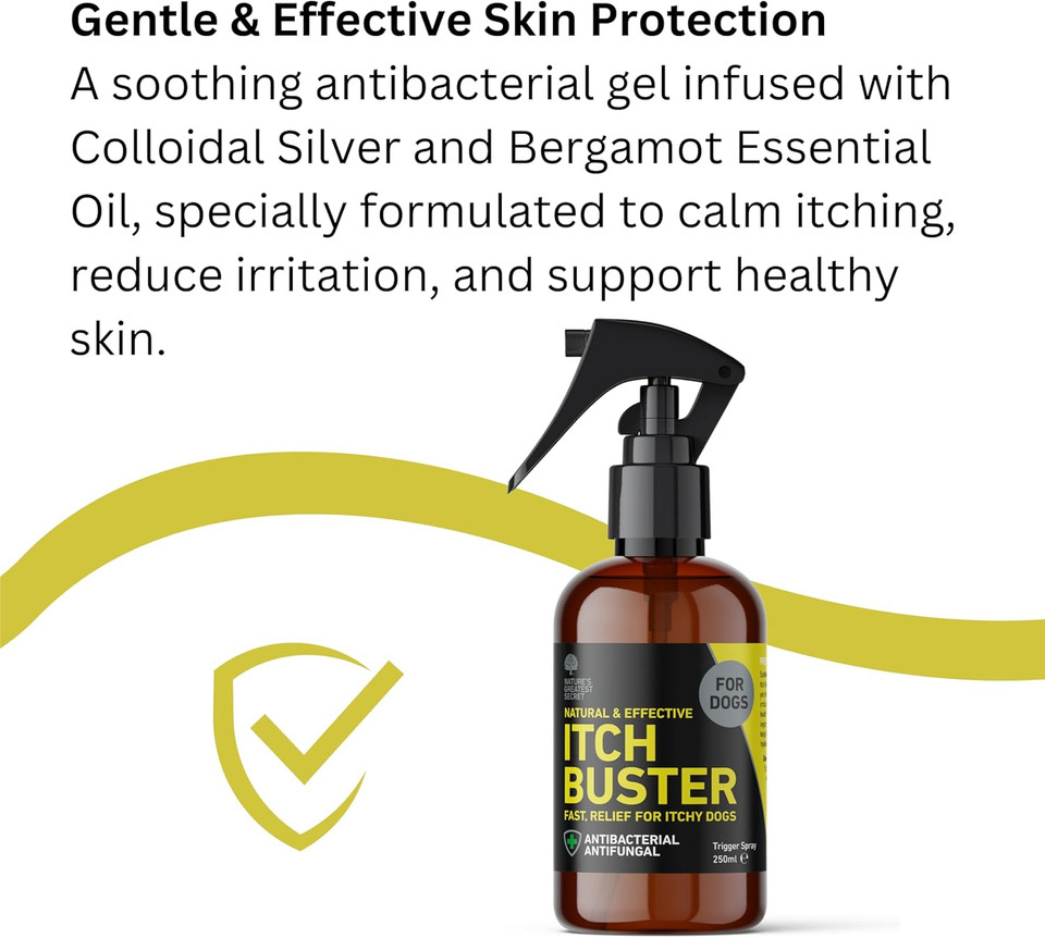 Natures Greatest Secret Antibacterial Soothing Itch Buster for Dogs 250ml
