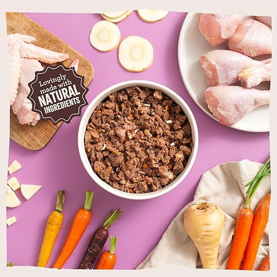 Good Boy Home Faves Grain Free Wet Dog Food Cans, Chicken Casserole, 6 Tins x 395 g