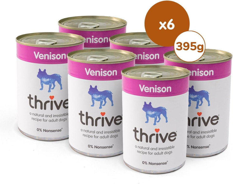Thrive dog food - Venison (Pack of 6)