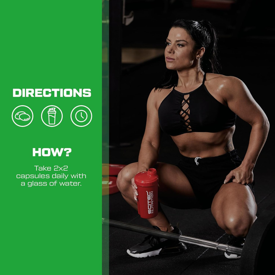 Scitec Nutrition Joint-X, Food Supplement Capsules with glucosamine sulfate, Gelatin, chondroitin Sulphate, msm and Vitamin C, 100 Capsules