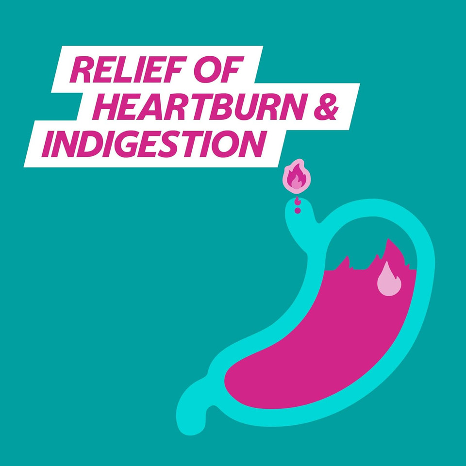 Gaviscon Double Action Tabs Heartburn Indigestion Mixed Berry 24s