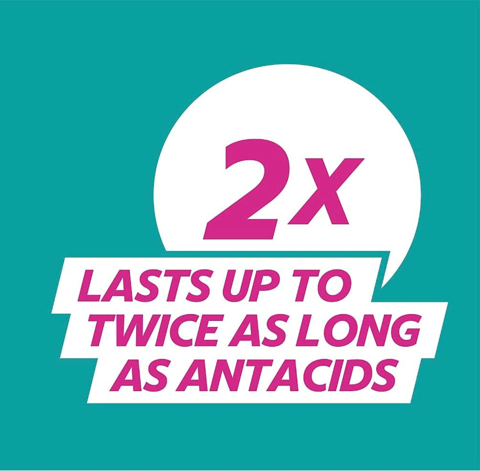 Gaviscon Double Action Heartburn & Indigestion Mint Flavour Sachets 24x10ml, Pack of 48