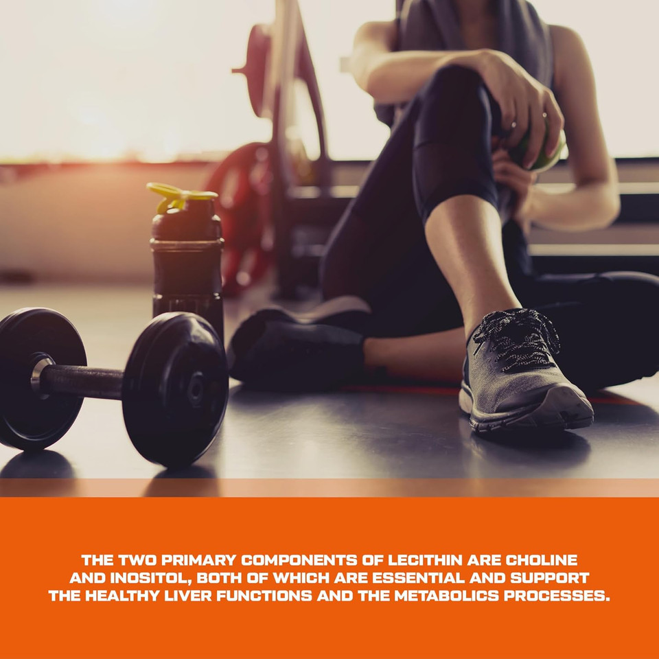 Scitec Nutrition Lecithin | Lecithin from Soybean Oil | 1200 mg of Lecithin per Day | 100-dose Package, 100 Softgel Capsules