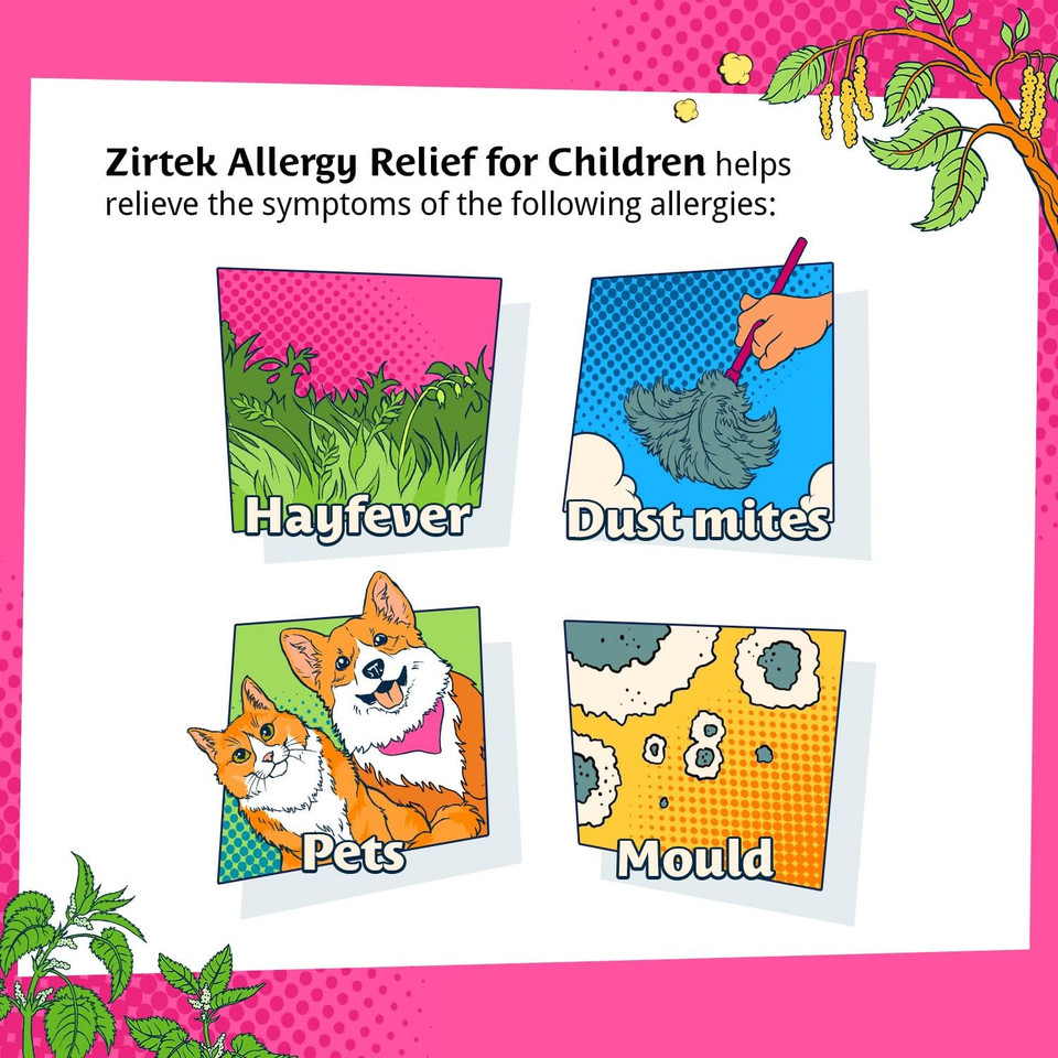 Zirtek Allergy Relief Antihistamine Tablets | 30 Allergy Tablets 10mg| Hayfever, Dust, Pets, and Hives | Cetirizine Antihistamine Tablet | Relieve Allergic Symptoms | Adults and Children Over 6 Years Zirtek Allergy Relief Antihistamine Tablets | 30 Allergy Tablets 10mg| Hayfever, Dust, Pets, and Hives | Cetirizine Antihistamine Tablet | Relieve Allergic Symptoms | Adults and Children Over 6 Years