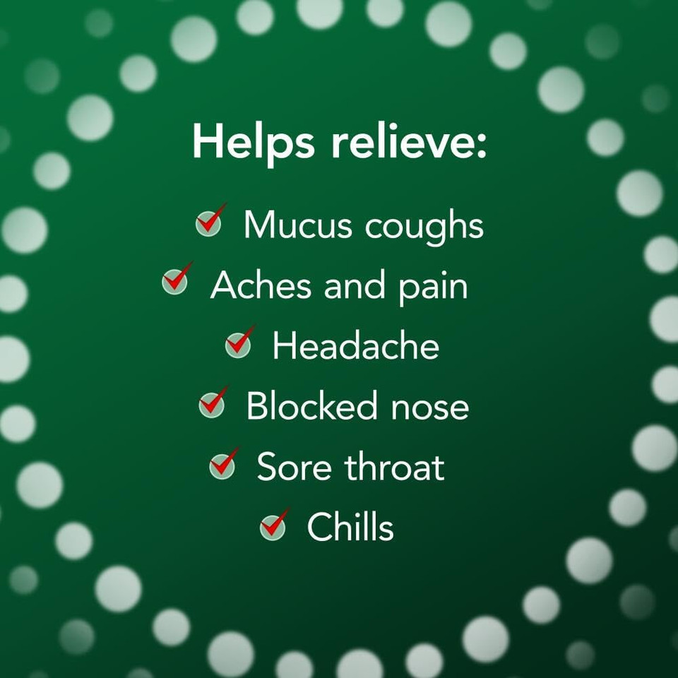 Benylin Mucus Cough & Cold All in One Tablets, 16 each