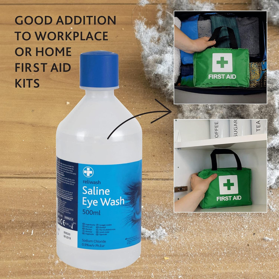 Reliwash Saline Eye Wash Bottle - 250ml Single Bottle