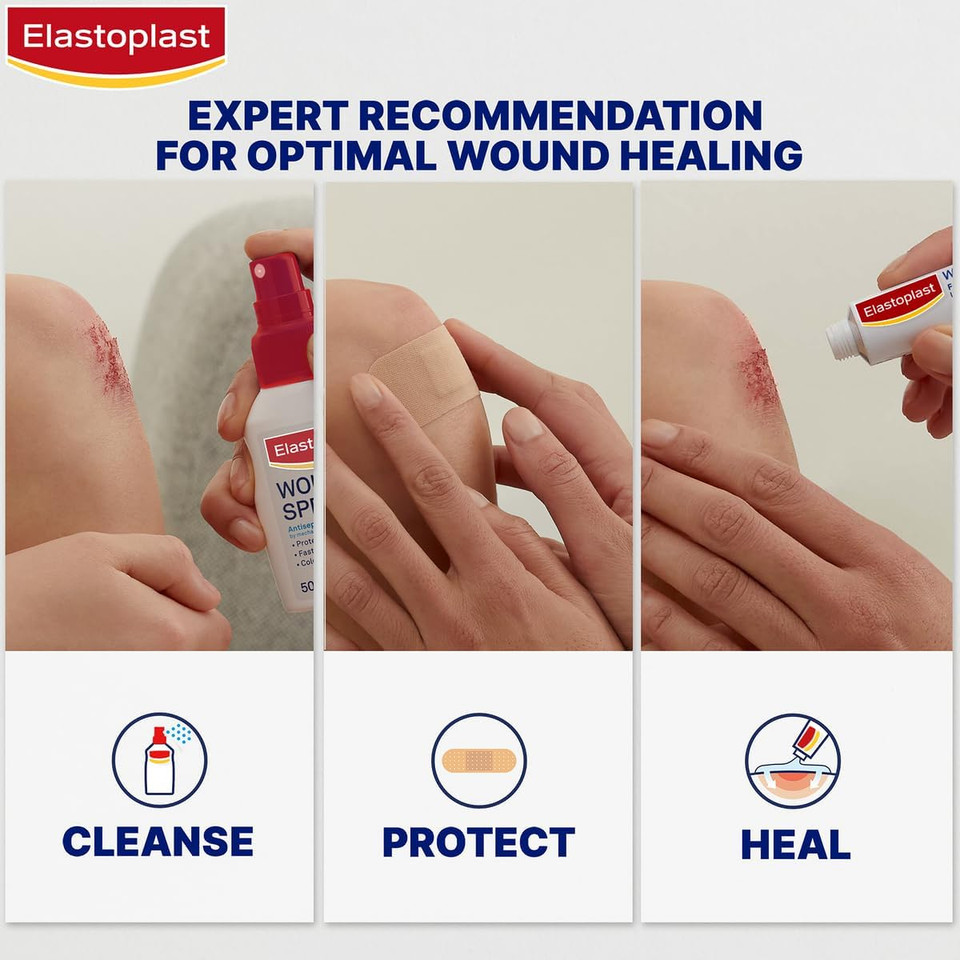Elastoplast Sensitive Hypoallergenic Plasters Light (20 Pieces), for Painless Removal, Soft and Breathable Fabric Plasters, Strong Adhesive, Light Skin Tone, for Sensitive Skin