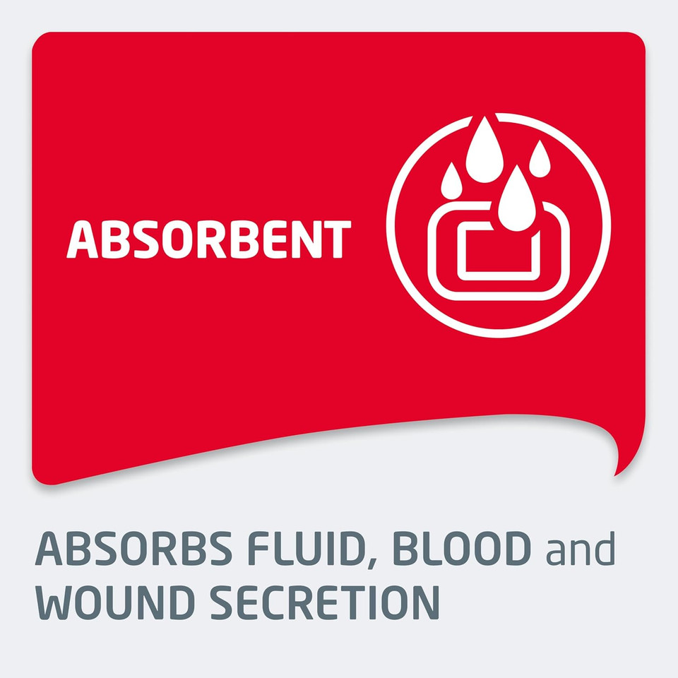 Leukoplast Elastic First Aid Plaster Strips - Flexible Adhesive Soft Absorbent Padded Fabric - Finger Cuts, Blisters & First Aid Accessory - 20 PCs