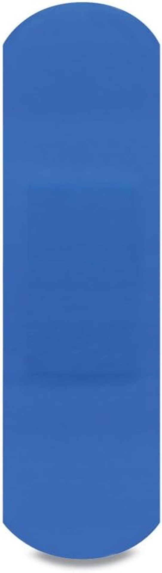 Dependaplast Food Area Blue Plasters With High Visibility And Metal Detection Properties, Easily Detectable, Individually Wrapped 4 cm x 2 cm, Blue (Pack of 100)