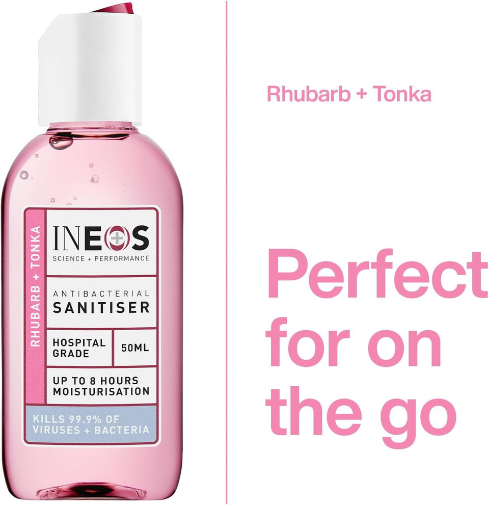 INEOS - Sanitiser Gel (500ml) - Hand Sanitiser - Hospital Grade, Effective against 99.9% of Viruses and Bacteria, Packaging May Vary