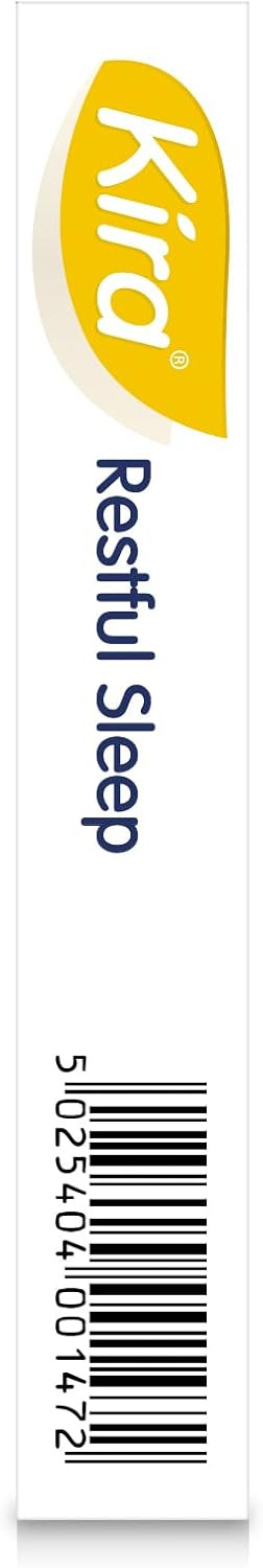 Kira® Restful Sleep | 25 Easy to Swallow Coated Valerian Tablets | containing 300mg standardised Valerian Root Extract | for a restful Night and Good Sleep