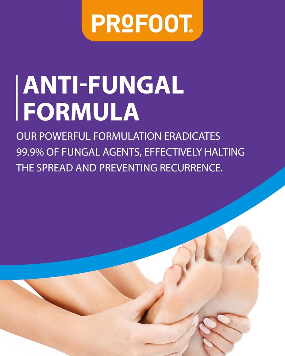 Profoot Mycosan Athlete's Foot Treatment - Hygenic & Effective Precision Brush - Antifungal Gel, Kills 99.9% of Fungi - Targeted, Fast Action Relief