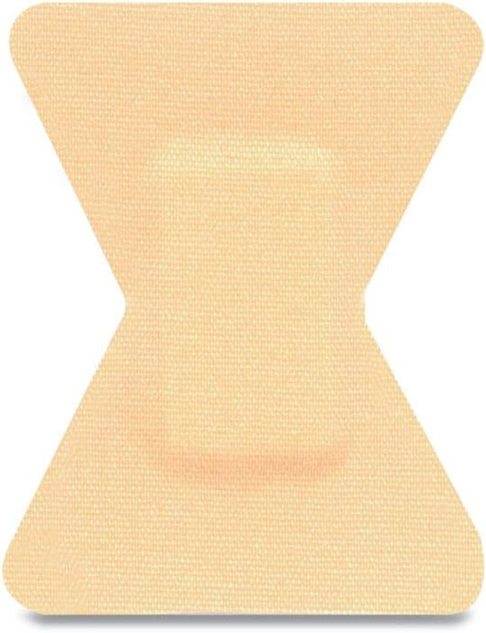 Dependaplast Advanced Fabric Plasters Fingertip - Latex-Free, Washproof, Extra Flexible, Low-Allergy Adhesive, Lightweight Stretch - Box of 50