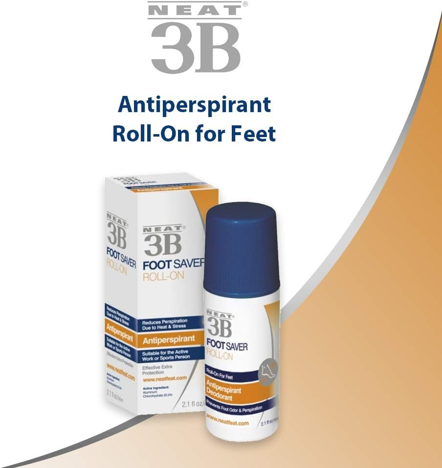 NEAT® 3B Foot Saver ROLL-ON ANTIPERSPIRANT for FEET 60ML