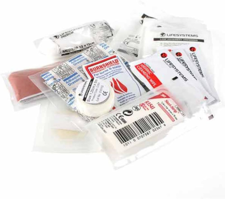 Lifesystems Dressing First Aid Refill Pack, CE Certified Contents, First Aid Refill Items, Red