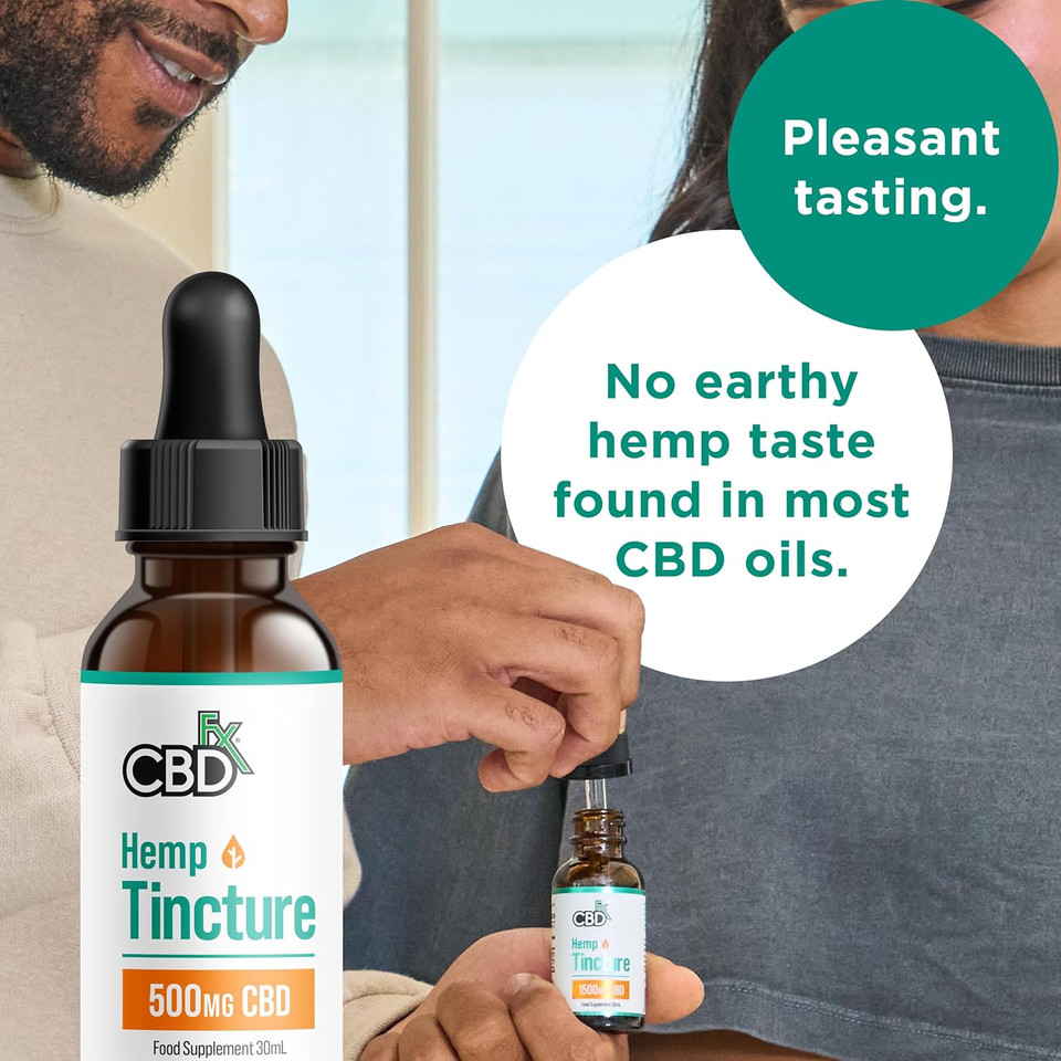 CBDfx 500mg CBD High Strength CBD Oil, Improved Purity, All Natural, Vegan, Non-GMO, Broad Spectrum, Blended with MCT Oil, No THC, 30ml (30 Days) CBDfx 500mg CBD High Strength CBD Oil, Improved Purity, All Natural, Vegan, Non-GMO, Broad Spectrum, Blended with MCT Oil, No THC, 30ml (30 Days)