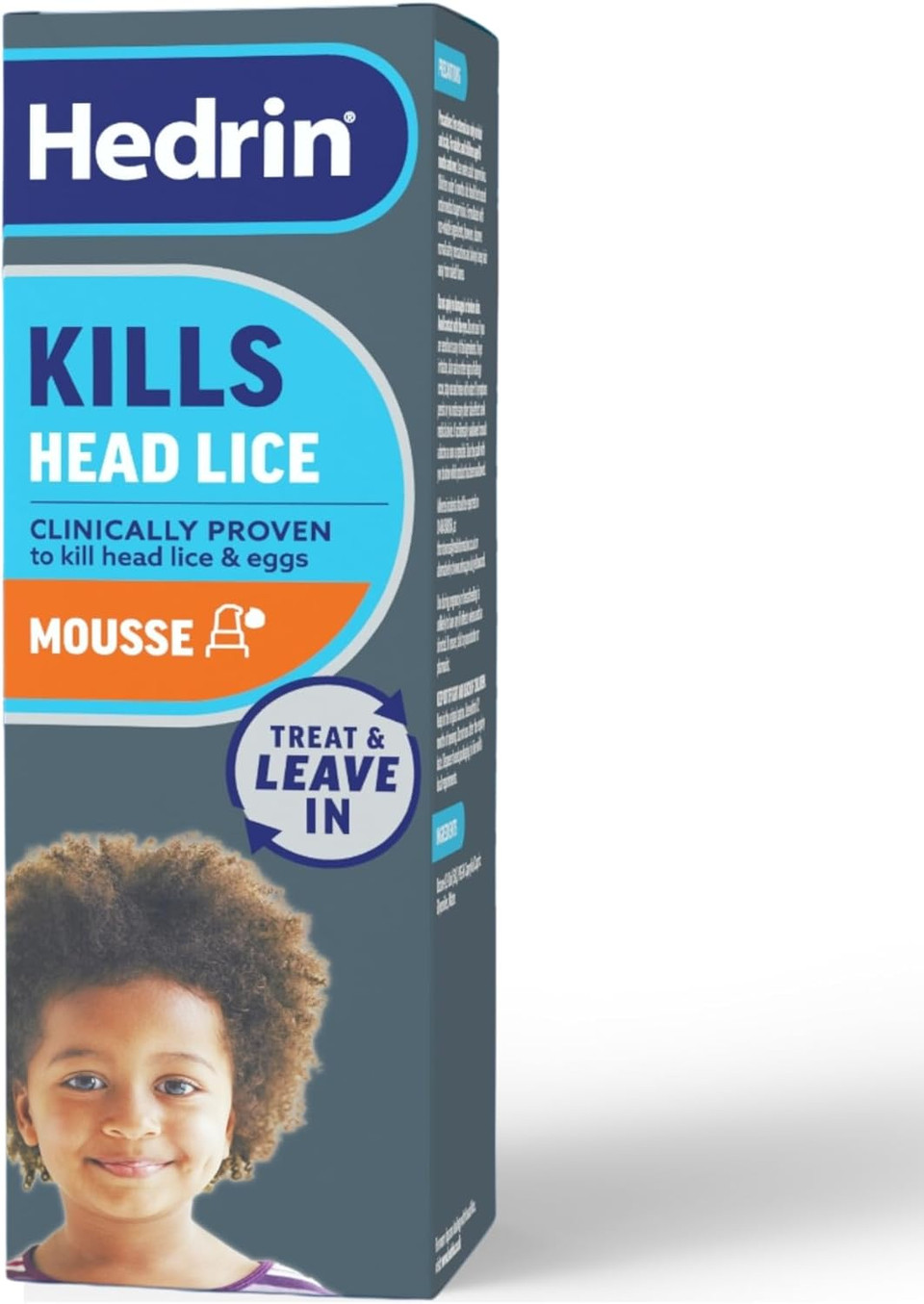 Hedrin Treat and Go Leave-In Mousse, Fast, No Fuss Lice and Nit Treatment, Kills Head Lice and Eggs, 4 Treatments, Clinically Tested, Suitable for Adults and Children, 100ml