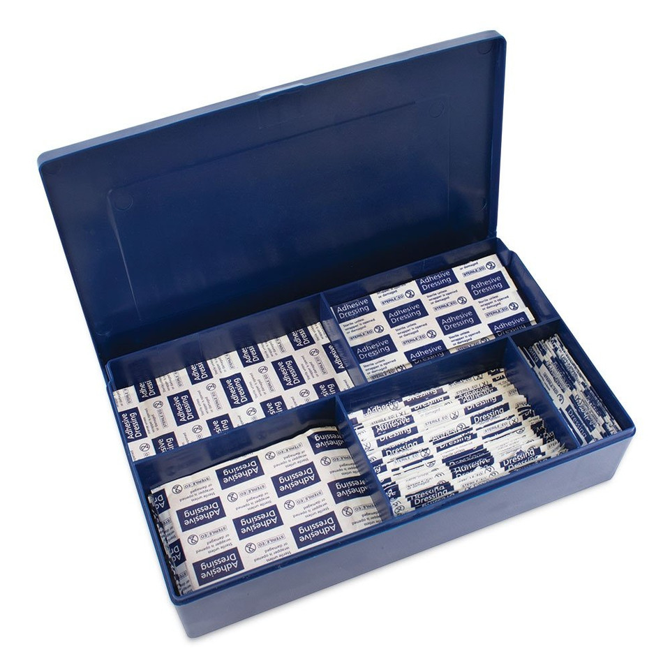 BLUE PLASTERS Assorted Sizes Pack of 120