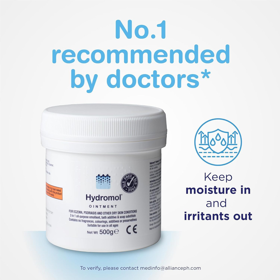 Hydromol Relief Cream, 100 ml, Eczema Cream for Adults and Children, Used to Treat Mild to Moderate Atopic Dermatitis