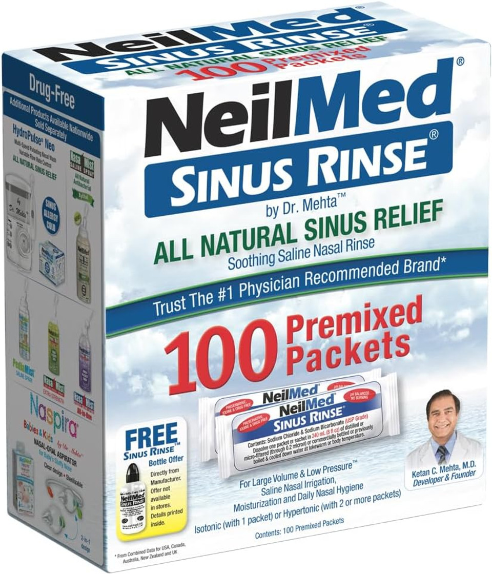 Neilmed Sinus Rinse Kit Sachet 120 S