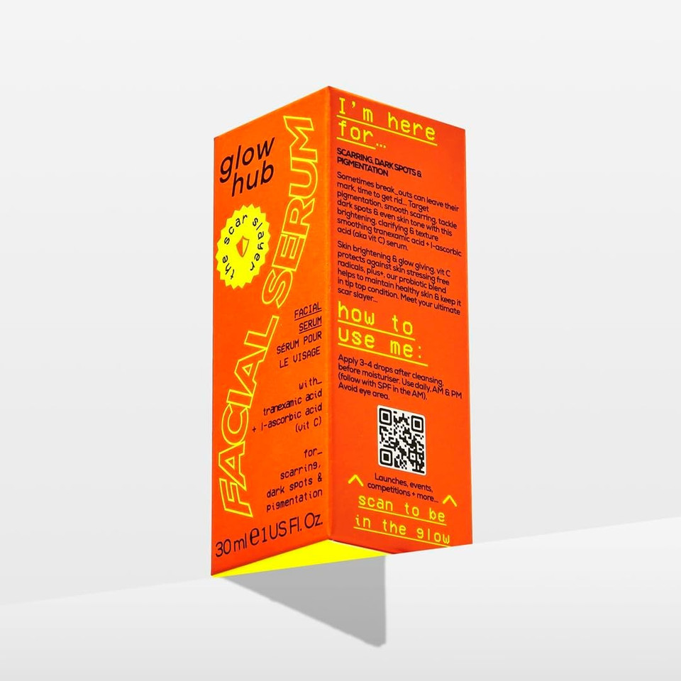 Glow Hub The Supersize Scar Slayer Serum with Vitamin C and Tranexamic Acid for Anti-Pigmentation and Blemish Prone Skin 60ml