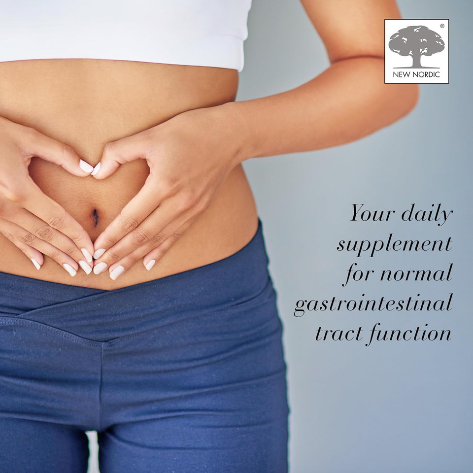 New Nordic Dida, 1 Month Supply, Natural Food Supplement with Peppermint and Cinnamon, Supports Normal Digestion and Reduces Bloating, 90 Tablets