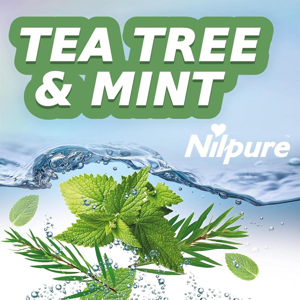 Nilco Nilpure Moisturising Fragranced Tea Tree and Mint Scented Hospital Grade Hand Sanitiser - 5L