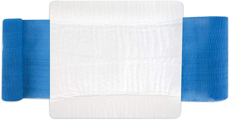 Reliance Medical Small Finger Dressing with Adhesive Fixing, Peelable Tab, Sticky Patch, Stretch Bandage and Adhesive Strip Tab, 3.5 cm, Full-Length Protection, (10 Pieces)