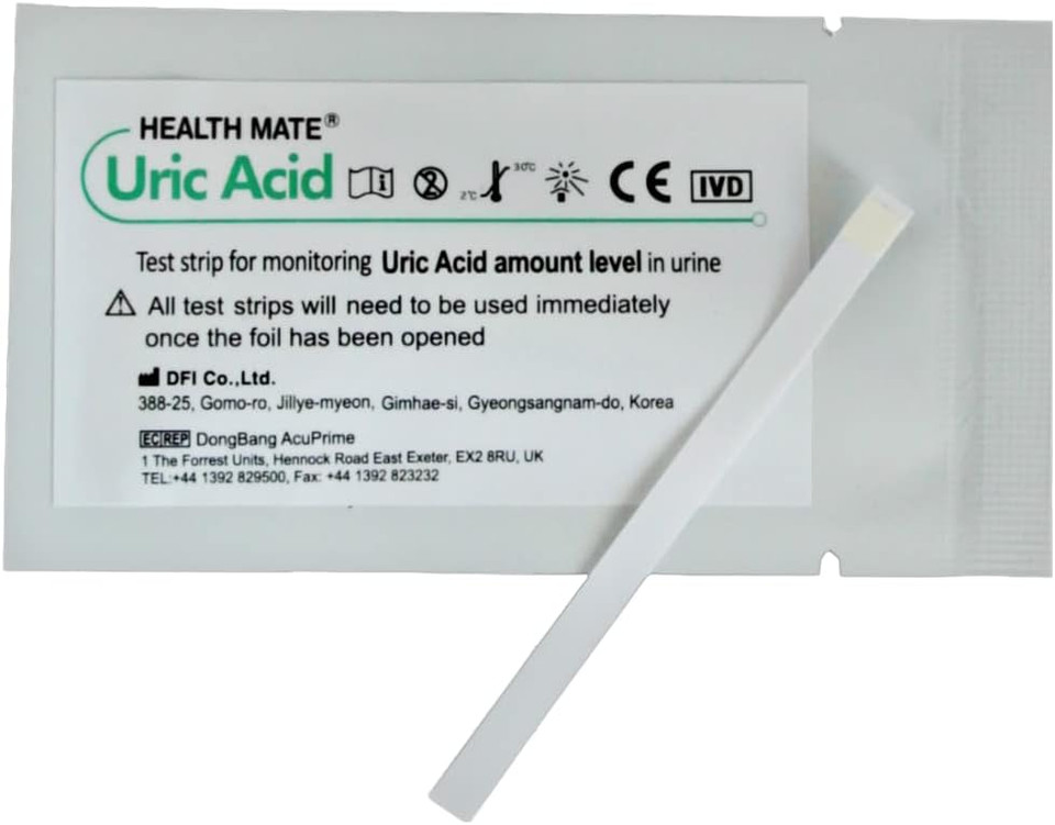 10 x GP Professional Uric Acid Gout Urine Test Strips