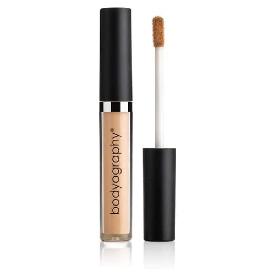 Bodyography Skin Slip Full Coverage Concealer - Flexible Comfort, Flawless Finish - Lightweight For All Day Wear Skin Hydration - Infused Vitamin E And Glycerin (Golden Medium)
