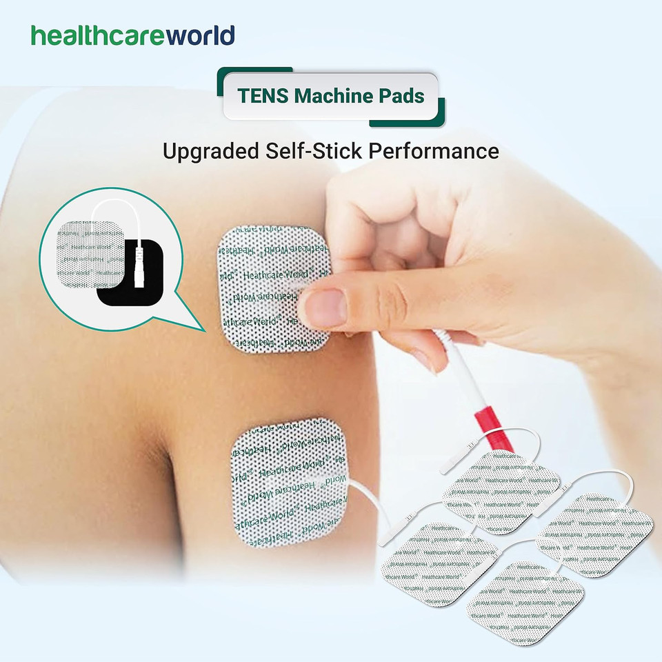 Tens Electrodes Pads 24 Tens Pads by Healthcare World for TPN Tenscare NeuroTrac Flexi Tens Machines