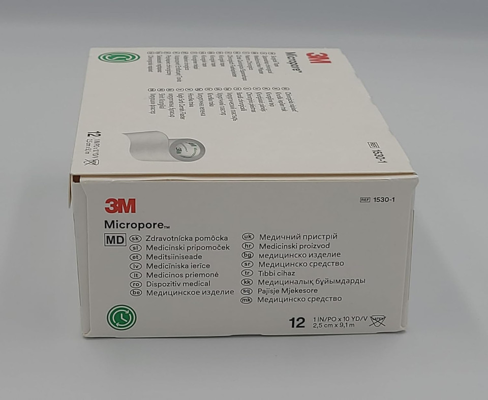 Micropore Surgical Tape | 3M icropore Surgical Tape | Medical Tape for Skin, Dressings and Face | First Aid Tape Suitable for Sensitive Skin Box of 24 Rolls (White, 1.25cm) Micropore Surgical Tape | 3M icropore Surgical Tape | Medical Tape for Skin, Dressings and Face | First Aid Tape Suitable for Sensitive Skin Box of 24 Rolls (White, 1.25cm)