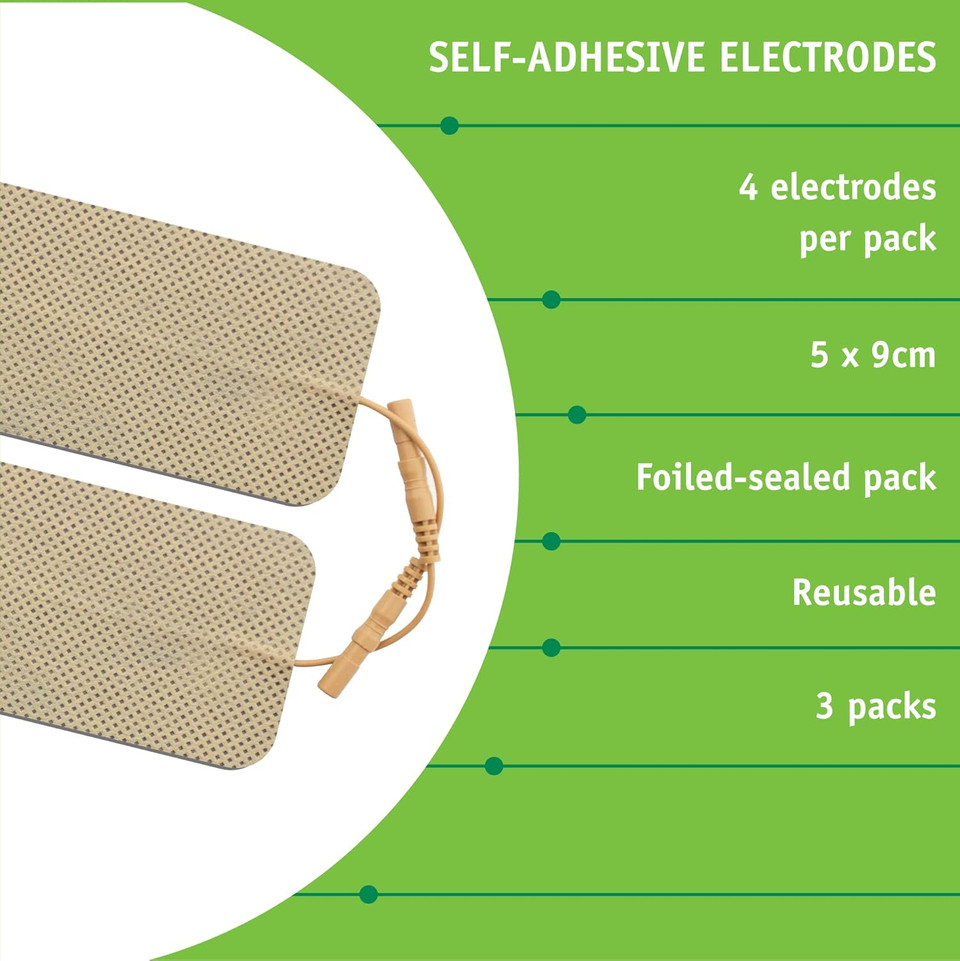 Med-Fit Blue Sensitive Skin TENS Pads 5cm x 10cm 100% completley Natural Hydro-Gel - Bumper Pack 12 Pads 3 Packs Med-Fit Blue Sensitive Skin TENS Pads 5cm x 10cm 100% completley Natural Hydro-Gel - Bumper Pack 12 Pads 3 Packs