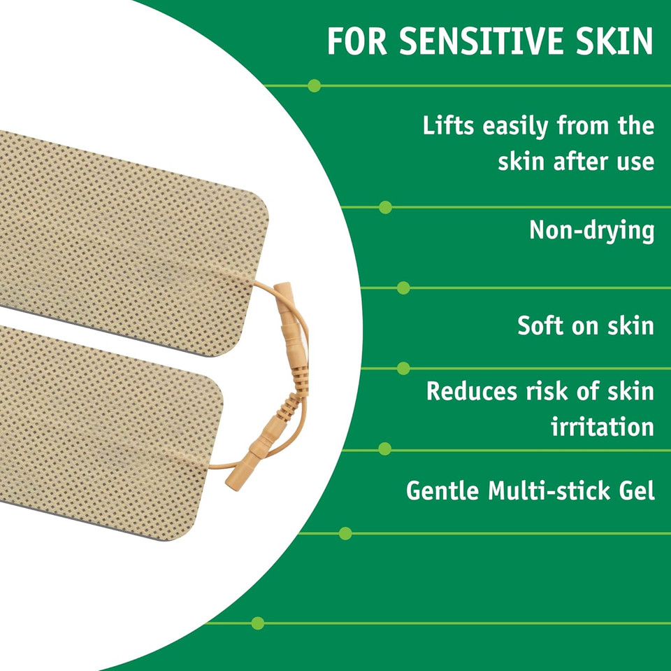 Med-Fit Blue Sensitive Skin TENS Pads 5cm x 10cm 100% completley Natural Hydro-Gel - Bumper Pack 12 Pads 3 Packs Med-Fit Blue Sensitive Skin TENS Pads 5cm x 10cm 100% completley Natural Hydro-Gel - Bumper Pack 12 Pads 3 Packs