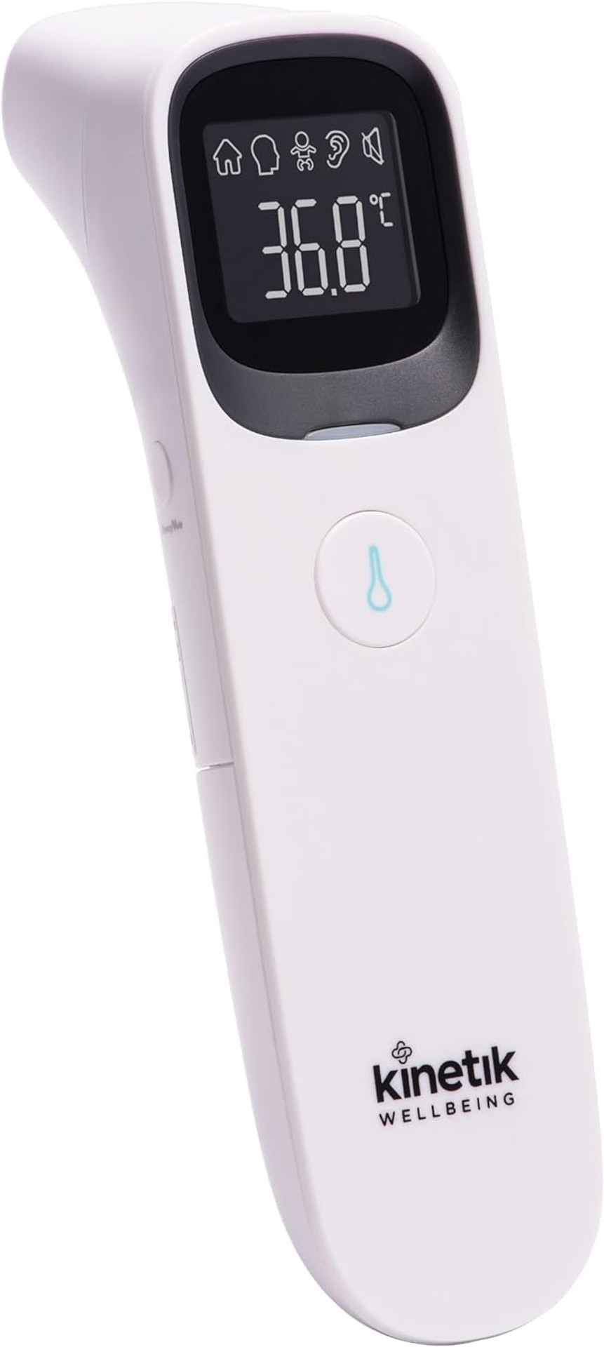 Kinetik Wellbeing Smart Ear Thermometer & Forehead, Non Contact  Medical Temperature Thermometer for Adults & Kids Used by the NHS - Bluetooth Electronic Body Temperature & Fever Alert