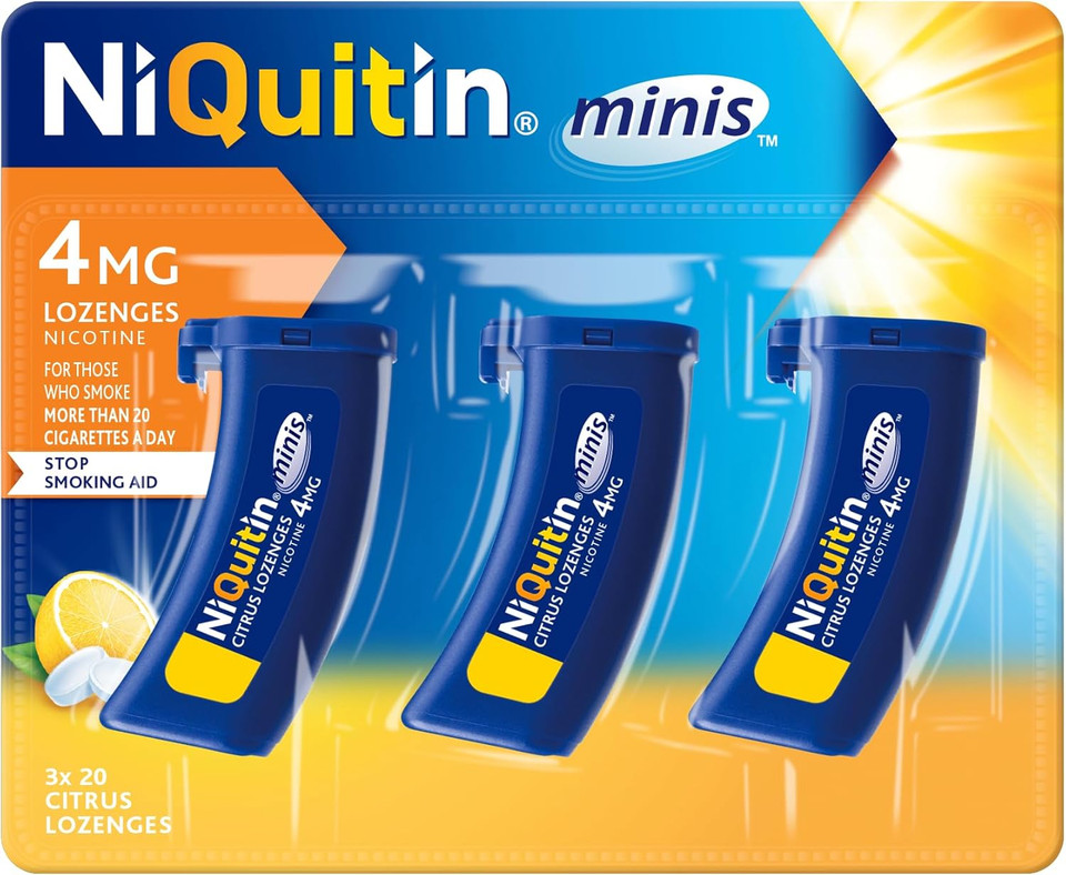 NiQuitin 4mg Minis Citrus Lozenges - Citrus Flavour (3 x Pack of 20 Minis Nicotine Lozenges) - Smoking Craving Relief in Just 3 Minutes* - On The Go Oral Stop Smoking Aid - Pocket Sized Containers NiQuitin 4mg Minis Citrus Lozenges - Citrus Flavour (3 x Pack of 20 Minis Nicotine Lozenges) - Smoking Craving Relief in Just 3 Minutes* - On The Go Oral Stop Smoking Aid - Pocket Sized Containers