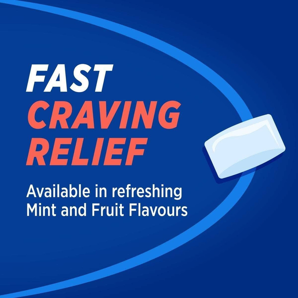 Nicotinell Nicotine Gum, Quit Smoking Aid, Mint Flavour, 2 mg, 96 Pieces