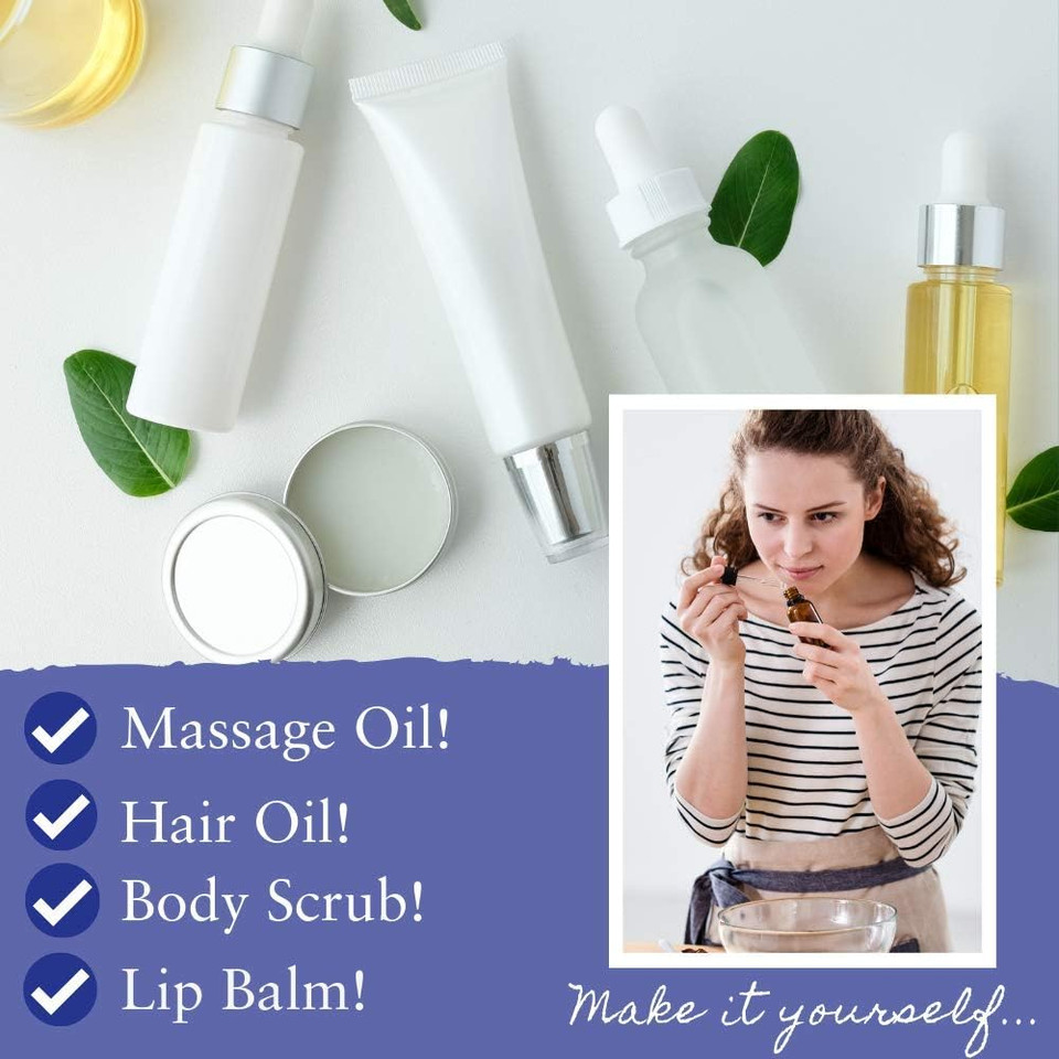 Absolute Aromas Fractionated Coconut Oil 50ml - 100% Pure, Unscented and Natural Carrier Oil - For Massage, Aromatherapy and Blending Essentials Oils - Use on Hair and Skin