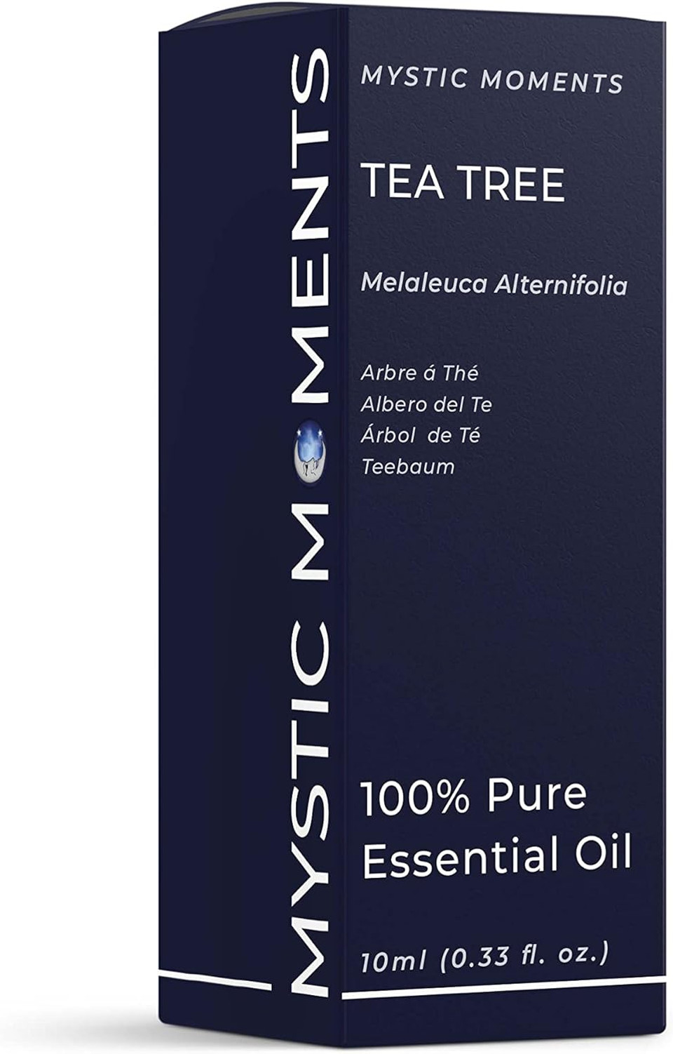 Mystic Moments | Tea Tree Essential Oil 10ml - Pure & Natural Oil for Diffusers, Aromatherapy & Massage Blends Vegan GMO Free