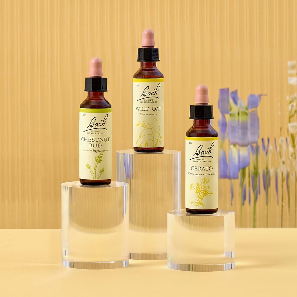 Bach Original Flower Remedies Gentian, Know Your Own Mind, Accept Setbacks, Emotional Wellness, Natural Flower Essence, 10ml