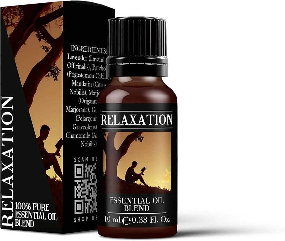 Mystix London | Relaxation Pure & Natural Essential Oil Blend 10ml - for Diffusers, Aromatherapy & Massage Blends | Perfect as a Gift | Vegan, GMO Free