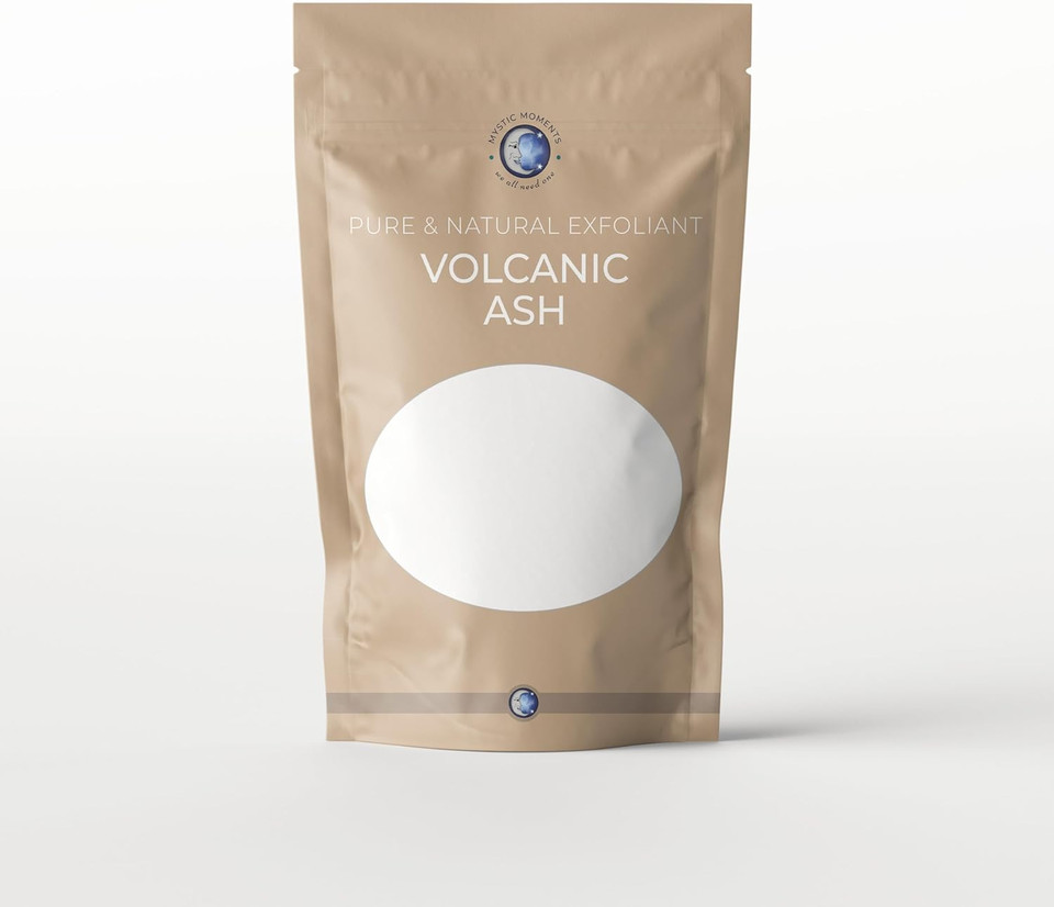 Mystic Moments | Volcanic Ash Powder | Pumice Powder 240 Mesh | Fine Cosmetic-Grade Exfoliant | Natural Mineral Abrasive for Scrubs & Gels | Ideal for DIY Skincare Formulations | 100% Pure | 100g