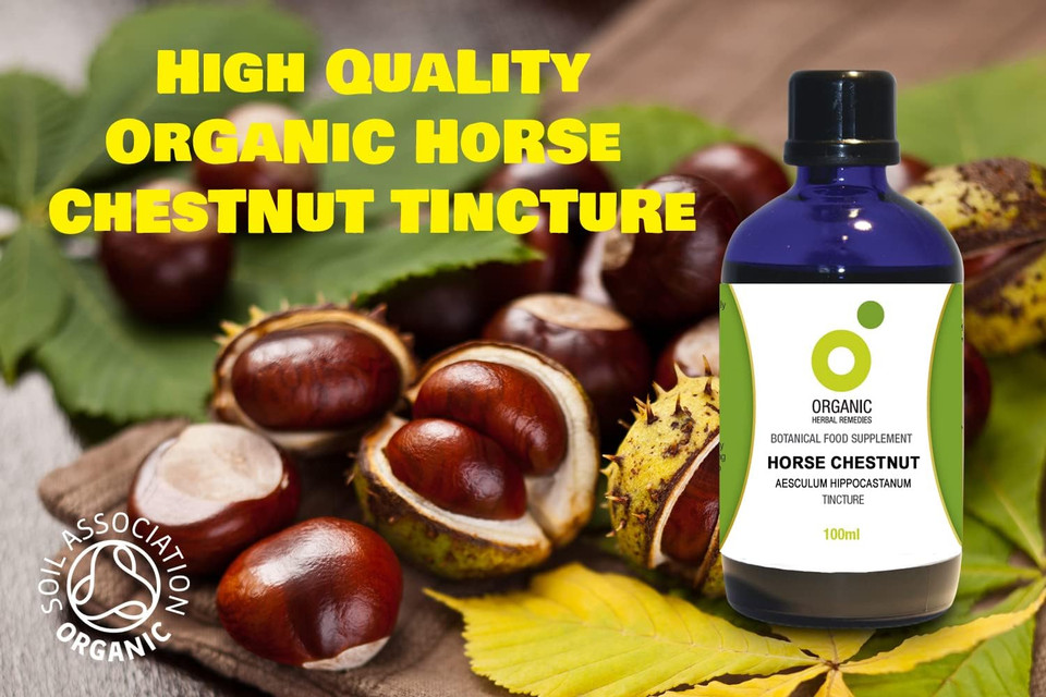 Organic Herbal Remedies 100ml Horse Chestnut Tincture