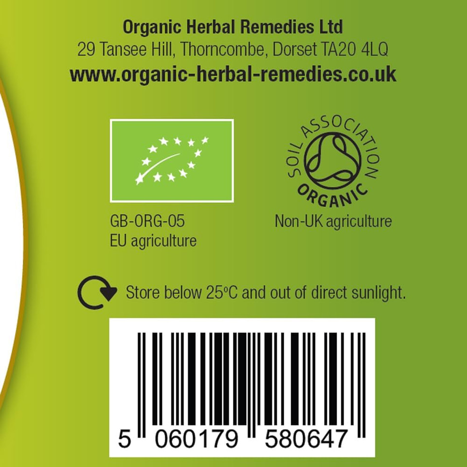 Organic Herbal Remedies 100 ml Plantain Tincture